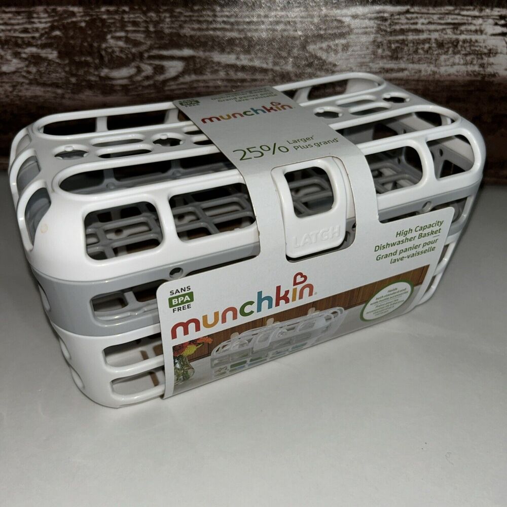 Munchkin Dishwasher Basket Baby Bottle Nipples Accessories High Capacity New